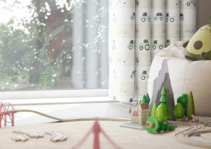 Brum Brum, Roadtrip - Made to Measure Curtains - Image 5